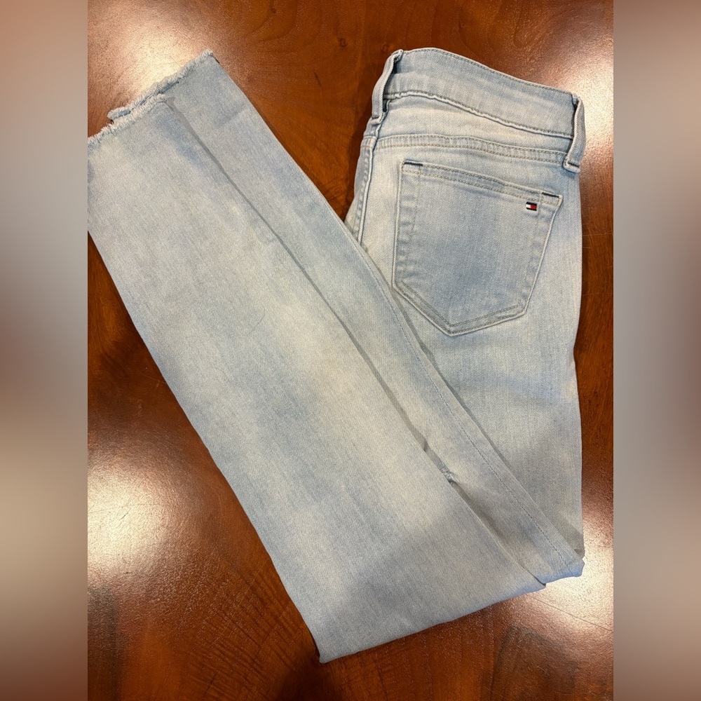 Tommy Hilfiger Light Blue Straight Leg Jeans